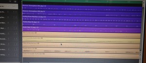Colour coordinated audio files 